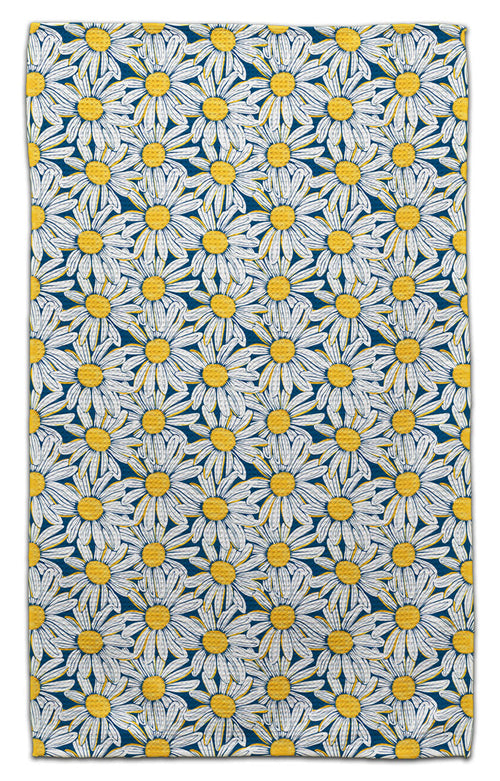 Yellow Button Daisy Eco-Friendly Towel - CJ Bella Co.