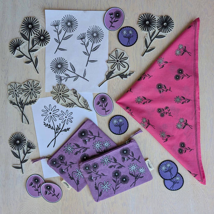 Zippered pouch | bloom